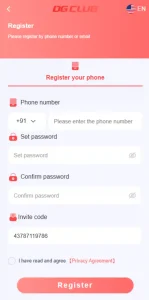 register dg club